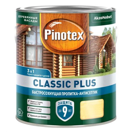 средство деревозащитное PINOTEX Classic Plus 2,5л лиственница, арт.5479758