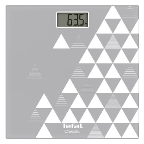 весы напольные TEFAL PP1144V0 Classic Triangle Silver стекло до 160кг