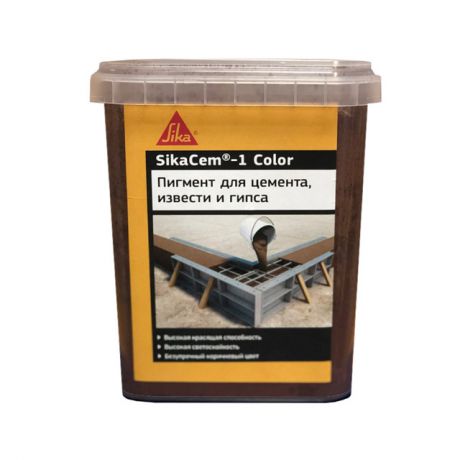 краситель SIKA SikaCem 1 Color для бетона и растворов 1кг красный, арт.614052