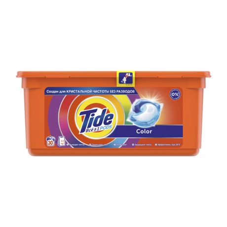 капсулы д/стирки TIDE Color 30х24,8г