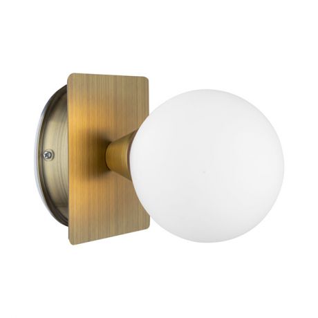 светильник настенно-потолочный д/ванной ARTE LAMP Aqua-bollal 1x40Вт G9 IP44 античная бронза/белый