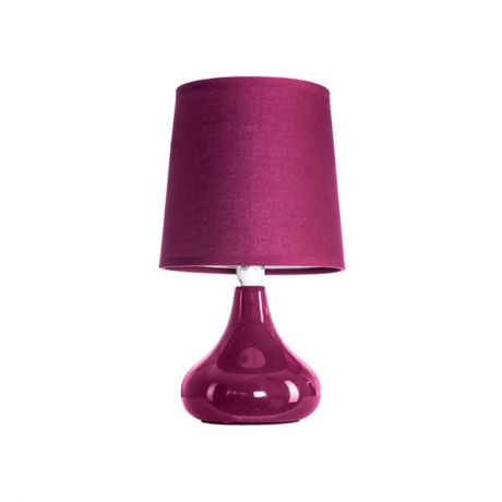 лампа настольная Gerhort Purple 1х40Вт Е14 бордовый