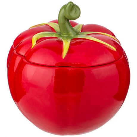 емкость д/продуктов LEFARD Tomatto 17,5х16,5см 1,6л керамика