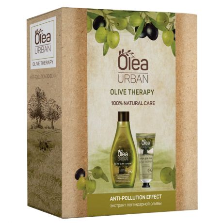 набор OLEA Urban Olive Therapy: гель д/душа 300мл, крем д/рук 50мл