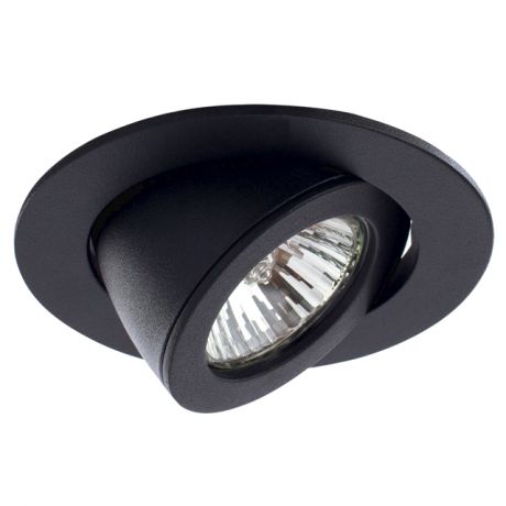 светильник встраиваемый ART LAMP Accento 1х50Вт GU10 металл черный