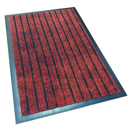 коврик IN LORAN Спектр 40х60см влаговпитывающий ребристый красный ПВХ, синт.влокна