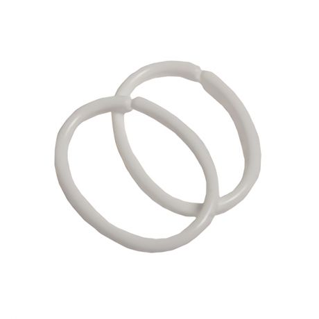 кольца для занавесок SEALSKIN Овал, 12 шт, пластик, белый