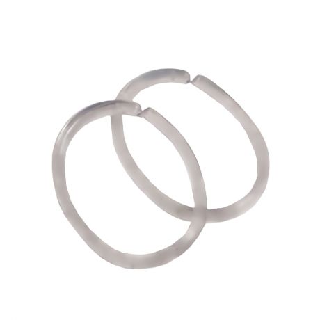 кольца для занавесок SEALSKIN Овал, 12 шт, прозрачные