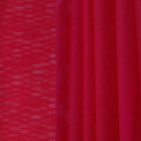 штора тюлевая на шт.ленте AMORE MIO сетка 300х270см красная, арт. 17582