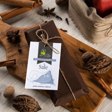 Шоколад ручной работы Casa Don Puglisi "Соль" 50% какао (100 г)