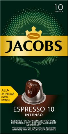 Кофе и чай Jacobs Espresso 10 Intenso
