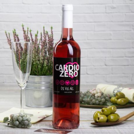 Безалкогольное вино розовое сухое Cardio Zero Rose (Испания, Elivo, 750 мл)
