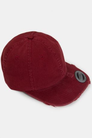 Бейсболка FLEXFIT Low Profile Destroyed Cap (Maroon, O/S)