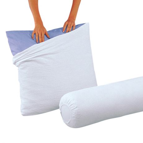 Защитный LaRedoute Чехол на подушку с обработкой BI-OME 40 x 60 см белый