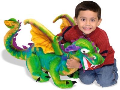 Melissa & Doug Мягкая игрушка Melissa & Doug "Большой Дракон", 84 см
