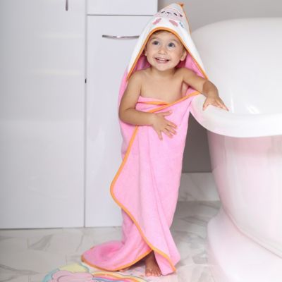 Uviton Baby Полотенце для купания Uviton Kitten 90х90 см, розовое