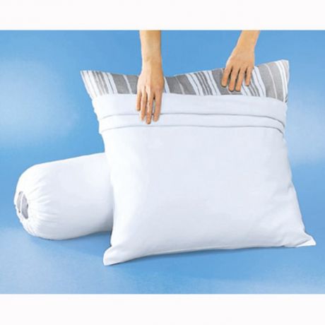 Защитный LaRedoute Чехол на подушку из мольтона с обработкой teflon 40 x 60 см белый