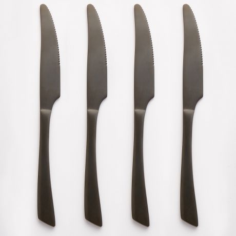 Комплект из 4 ножей из LaRedoute Нержавеющей стали Sarubbo единый размер черный