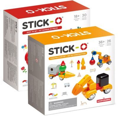 Stick-O Конструктор Stick-O "Большая стройка", 2 набора