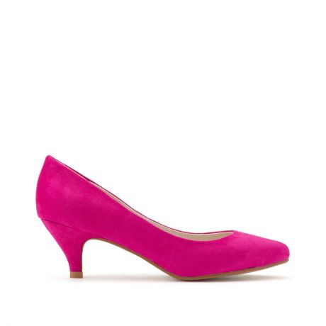 Туфли LaRedoute На среднем каблуке на широкую стопу размеры 38-45 42 розовый