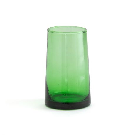 Комплект из 6 стаканов для LaRedoute Сока из дутого стекла Gimani единый размер зеленый