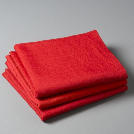 Набор LaRedoute Из 3 полотенец столовых Ceryas 45 x 45 см красный