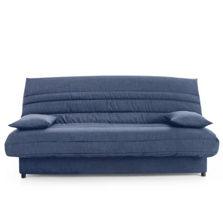 Чехол LaRedoute Стеганый из поликоттона для раскладного дивана ASARET единый размер синий