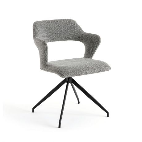 Кресло LaRedoute Для стола вращающееся Asyar единый размер серый