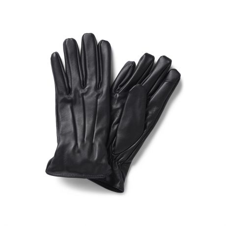 Перчатки LaRedoute Кожаные Jacmontana L/XL черный