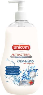 Unicum Антибактериальное крем-мыло Unicum Sea Minerals, 550 мл