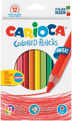 Carioca Набор крупных цветных карандашей Carioca "Maxi", 12 цветов