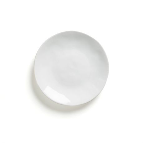 Комплект из 4 десертных тарелок LaRedoute Из керамики Kilmia единый размер белый
