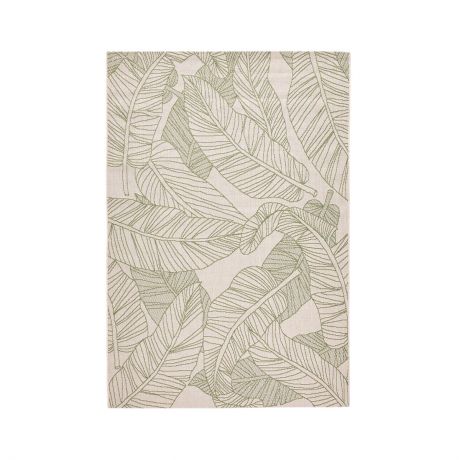 Ковер LaRedoute С рисунком листья Weso 160 x 230 см бежевый