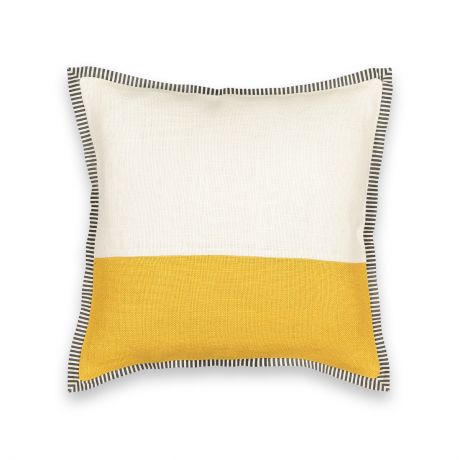 Чехол LaRedoute На подушку из джута Nylou 45 x 45 см желтый