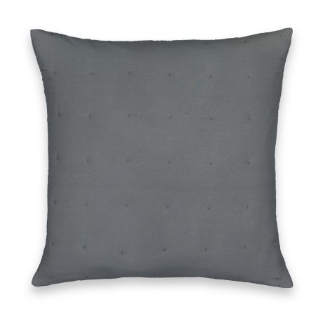 Чехол LaRedoute На подушку из стираной микрофибры Loja 65 x 65 см серый