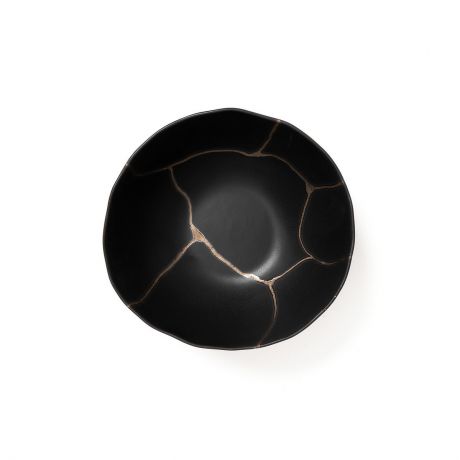 Чаша LaRedoute Из керамики маленькая модель Kintsuki единый размер черный