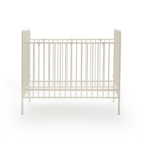 Кроватка LaRedoute Детская из металла Bertille 60 x 120 см белый