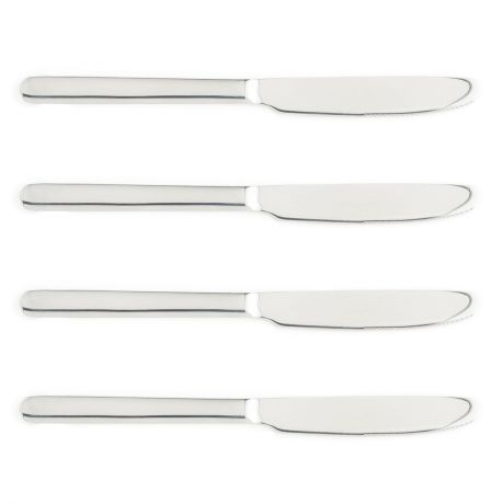 Комплект из 4 ножей Griny LaRedoute La Redoute единый размер серый