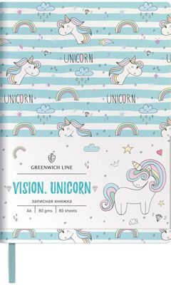 Greenwich Line Записная книжка Greenwich Line Vision Unicorn, 80 листов