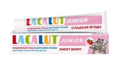 Lacalut Зубная гель-паста Lacalut Junior Сладкая ягода, от 8 лет, 75 мл