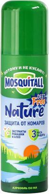 MOSQUITALL Аэрозоль от комаров Mosquitall Nature, 150 мл