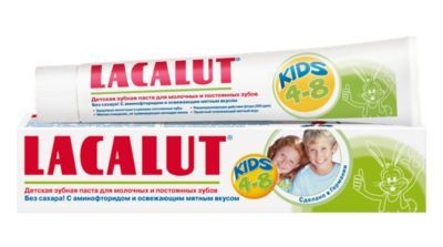 Lacalut Зубная паста Lacalut Kids 4 -8 лет, 50 мл