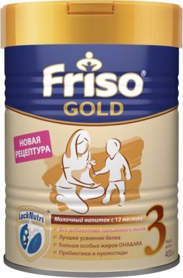 Friso Молочный напиток Friso Gold 3, с 12 мес, 400 г