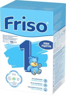 Friso Молочная смесь Frisoлак 1, с 0 мес, 700 г