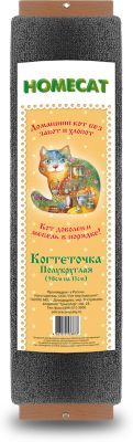 Homecat Когтеточка Homecat с кошачьей мятой полукруглая, 58х11 см