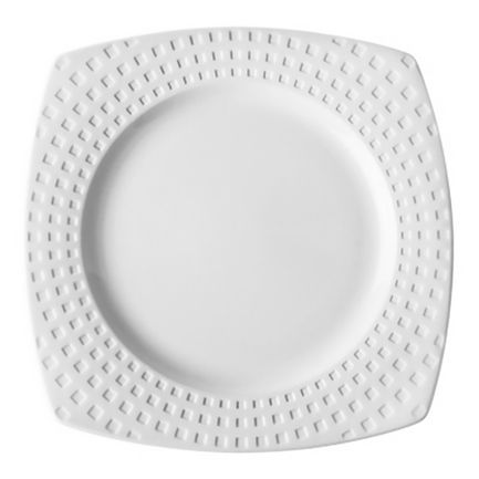 Тарелка квадратная Satinique, 15х15 см, белая S0415 Chef&Sommelier