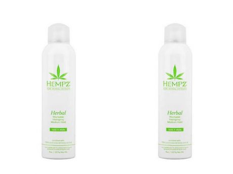 Hempz Набор Лак растительный для волос средней фиксации 227гр*2 штуки (Hempz, Здоровые волосы)