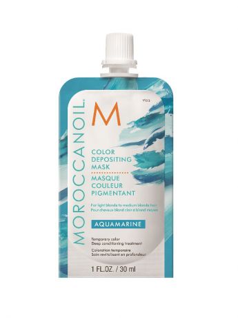 Moroccanoil Тонирующая маска для волос Color Depositing Mask тон Aquamarine 30 мл (Moroccanoil, Color)