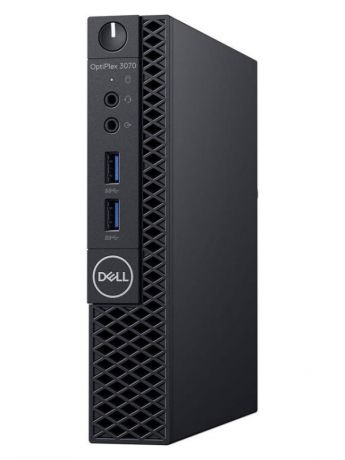 Настольный компьютер Dell Optiplex 3070 Micro 3070-2691 3070 (Intel Core i3 9100T 3.1GHz/4096/500Gb/Intel UHD Graphics 630/Windows 10 Pro 64-bit)