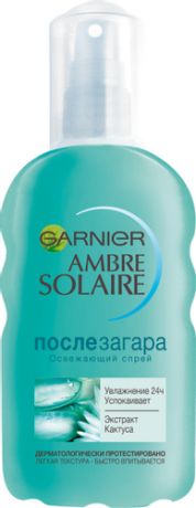 Garnier Освежающий спрей для тела после загара, увлажняющий и успокаивающий, 200 мл (Garnier, Amber solaire)